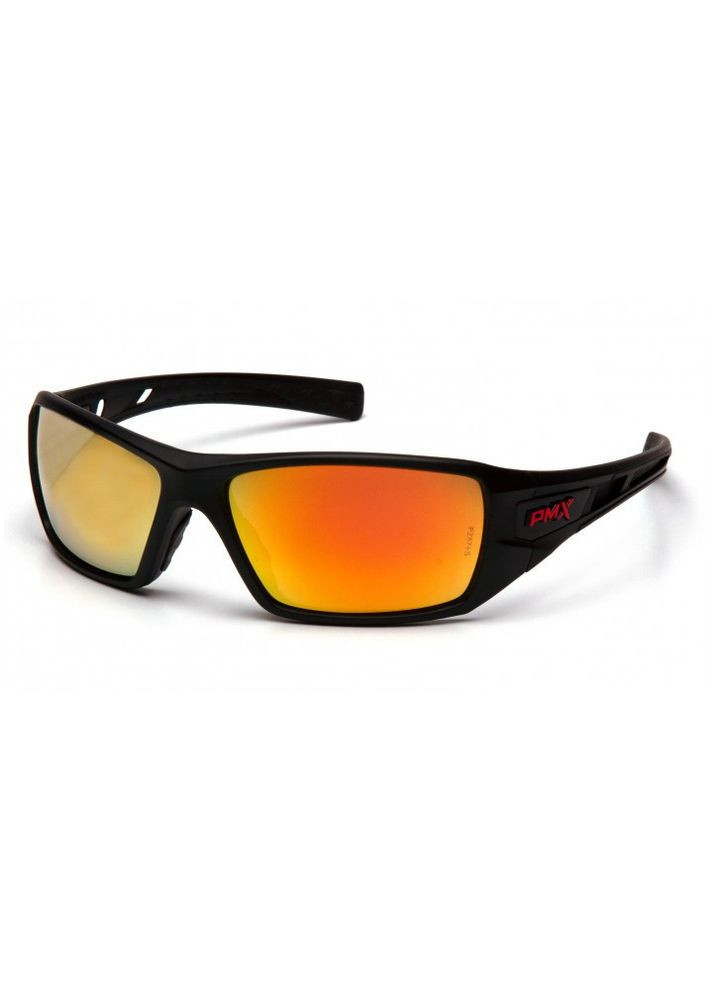 Очки защитные открытые Velar (ice orange) оранжевые зеркальные Pyramex (369931984)