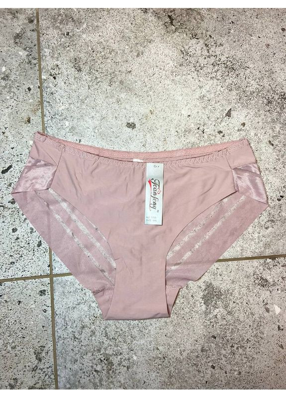 Напівбезшовні трусики з мікрофібри та мікросітки No Brand Сліп (366971751)