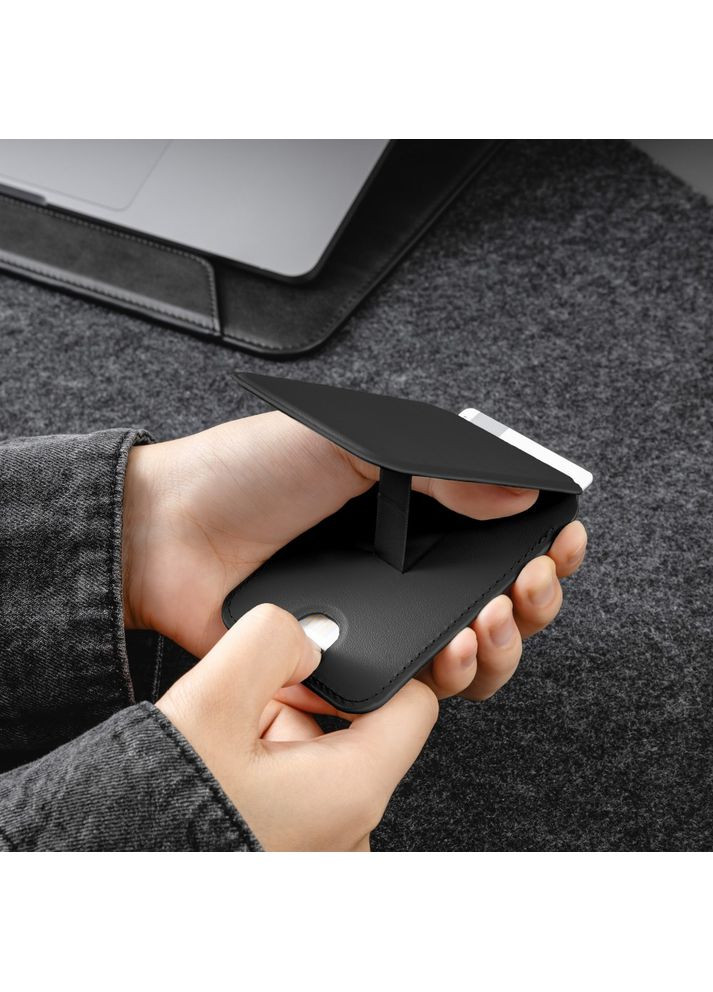 Підставка-гаманець для iPhone Snap чорна (MPHIPH187CB23) SwitchEasy (352506365)