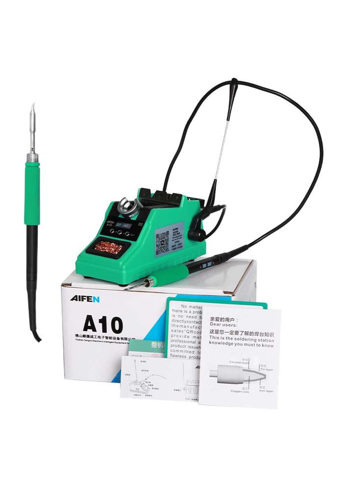 Паяльная станция прецизионная A10 C210 + C245 / паяльник JBC / 100-450°C / 75 Вт Aifen (326806518)