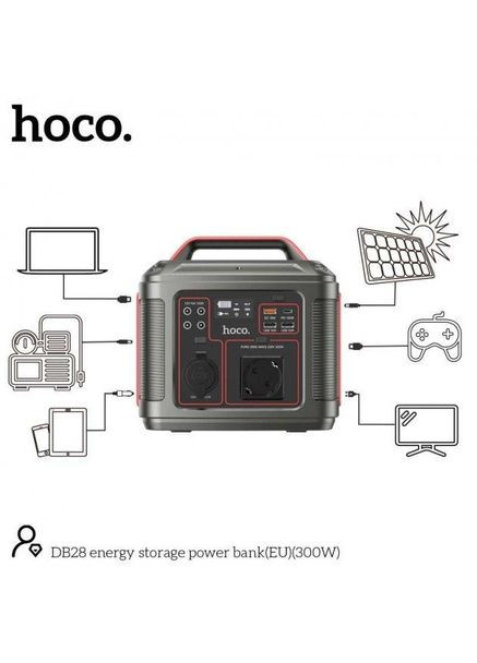 Портативная электростанция power bank DB28 80000mAh 300w Hoco (279553600)