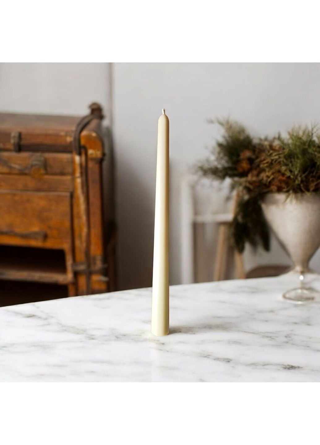 Свічки столові свічки ручної роботи витончені свічки з натурального воску екологічні стандартної висоти Handmade Studio - AV (367089378)