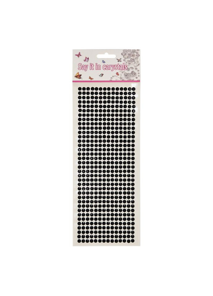 Наклейки декоративні XY-004(Black) на планшеті 504 шт Bambi (366975430)