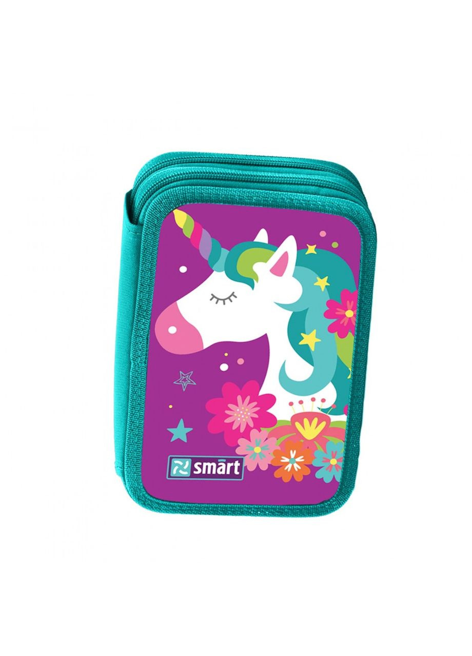 Пенал тв. " " /532839/ 2 відд. HP-01 "Stay Magic", пурпурний (1/48) Smart (367752195)