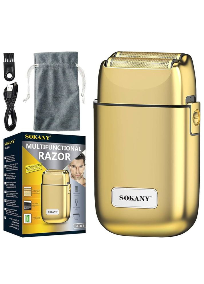 Електробритва для гоління з USB SK-384/Акумуляторна бритва/ Бритва для сухого гоління Sokany (367060584)