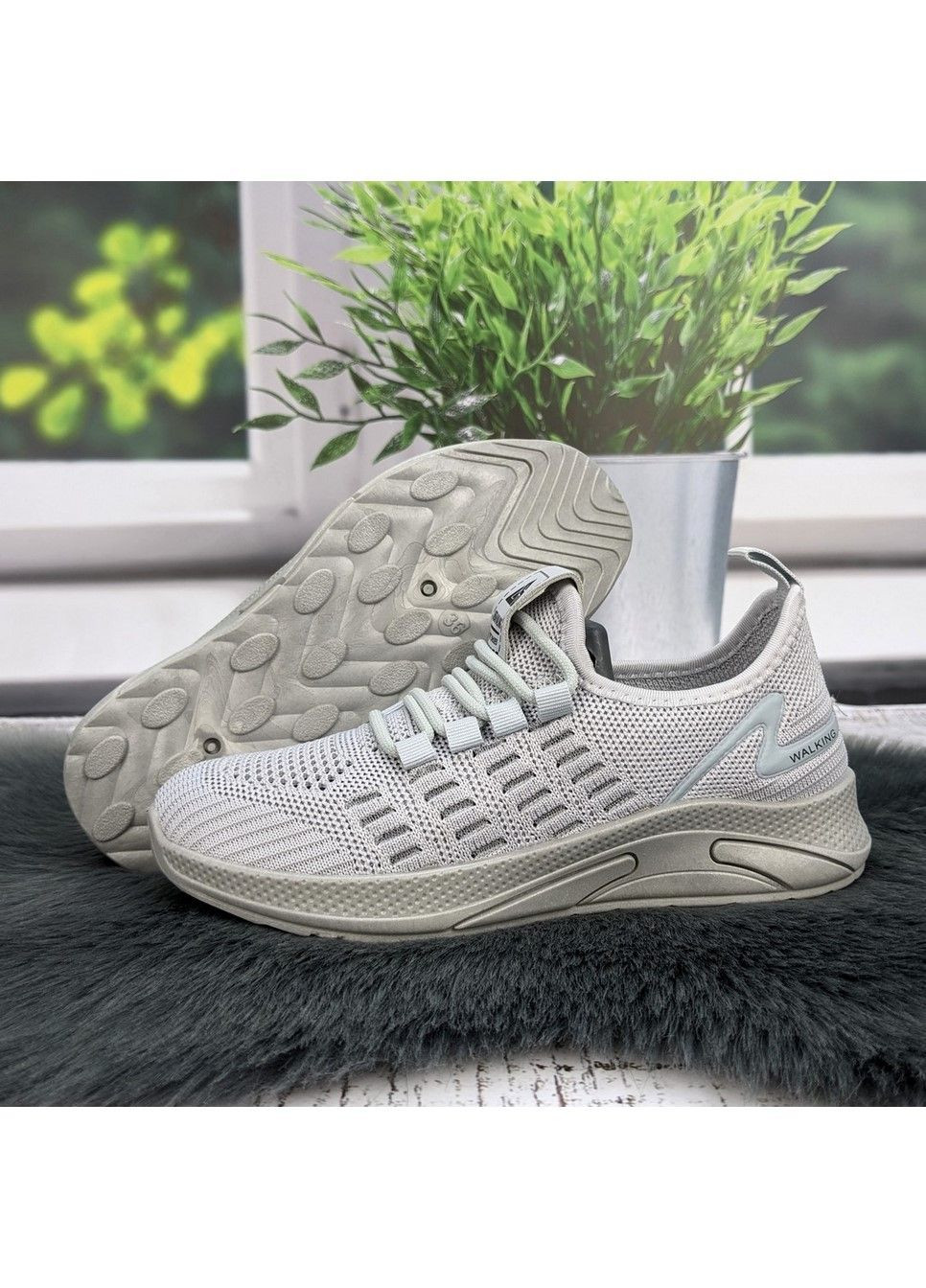 Кроссовки женские Gipanis серые лето (325922902)