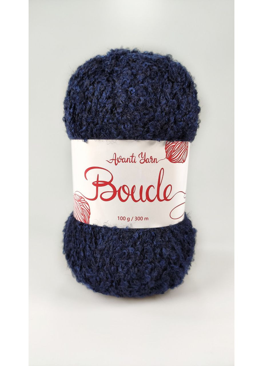 Пряжа Букле 83 темно-синий Avanti (361878570)