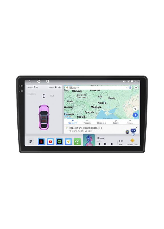 Штатная магнитола для Citroen Jumper II 2006-2011 экран 9" 4/64 QLED CarPlay 4G Wi-Fi 360 Prime 5шт Lesko (349731586)