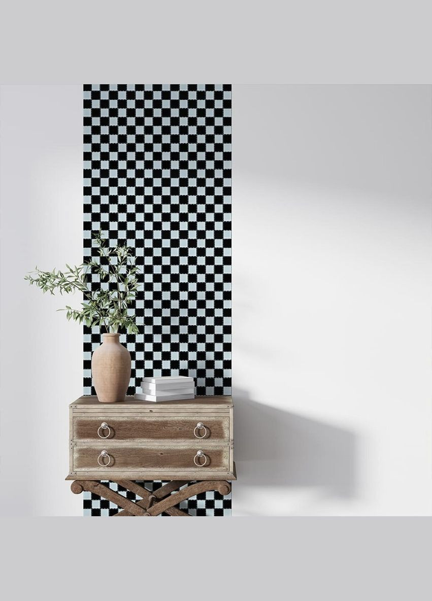 Мозаика из декоративного стекла шахматка 298х298х4,5мм SW-00002366 Sticker Wall (315790991)