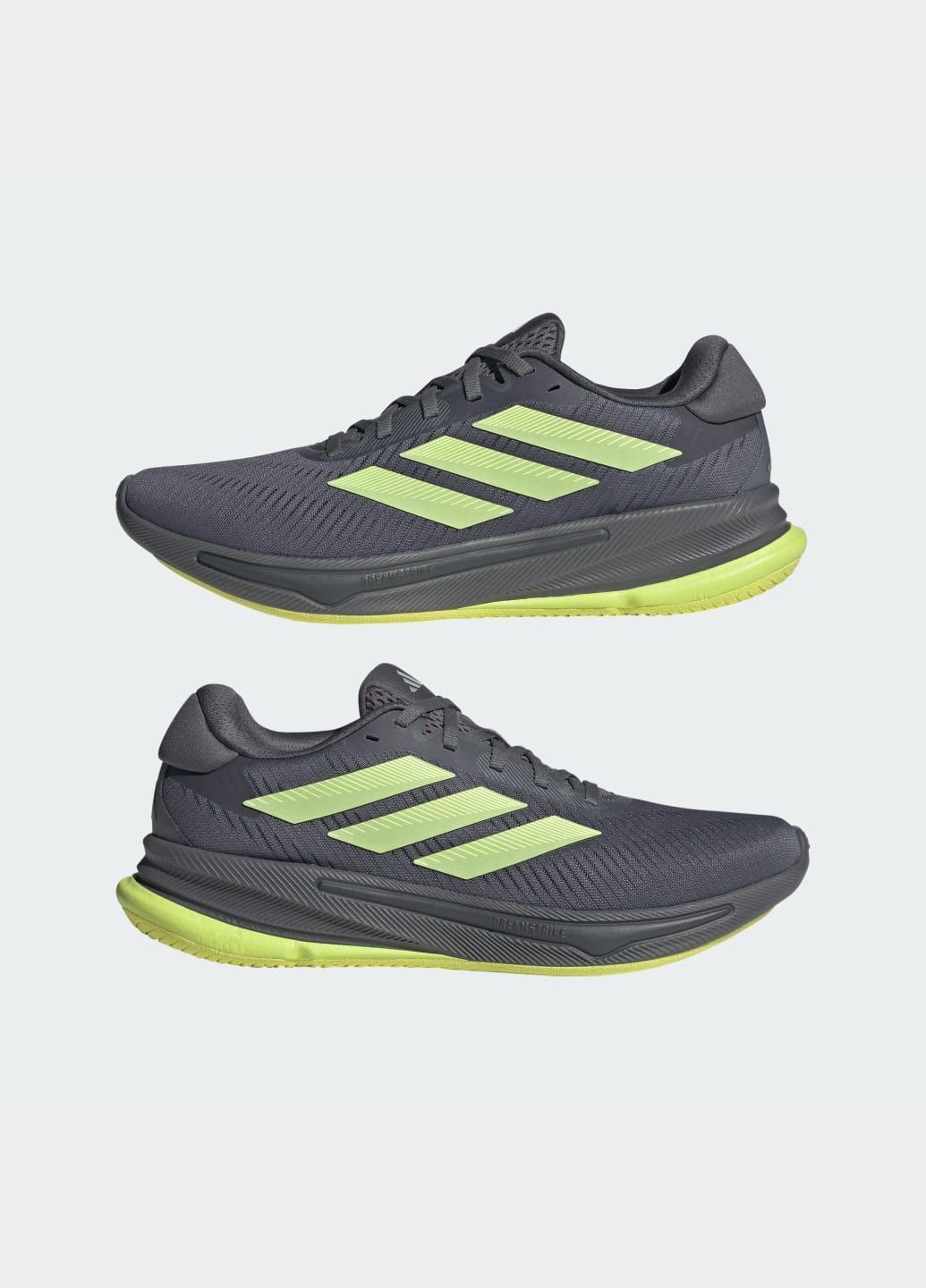 Серые летние кроссовки supernova ease adidas