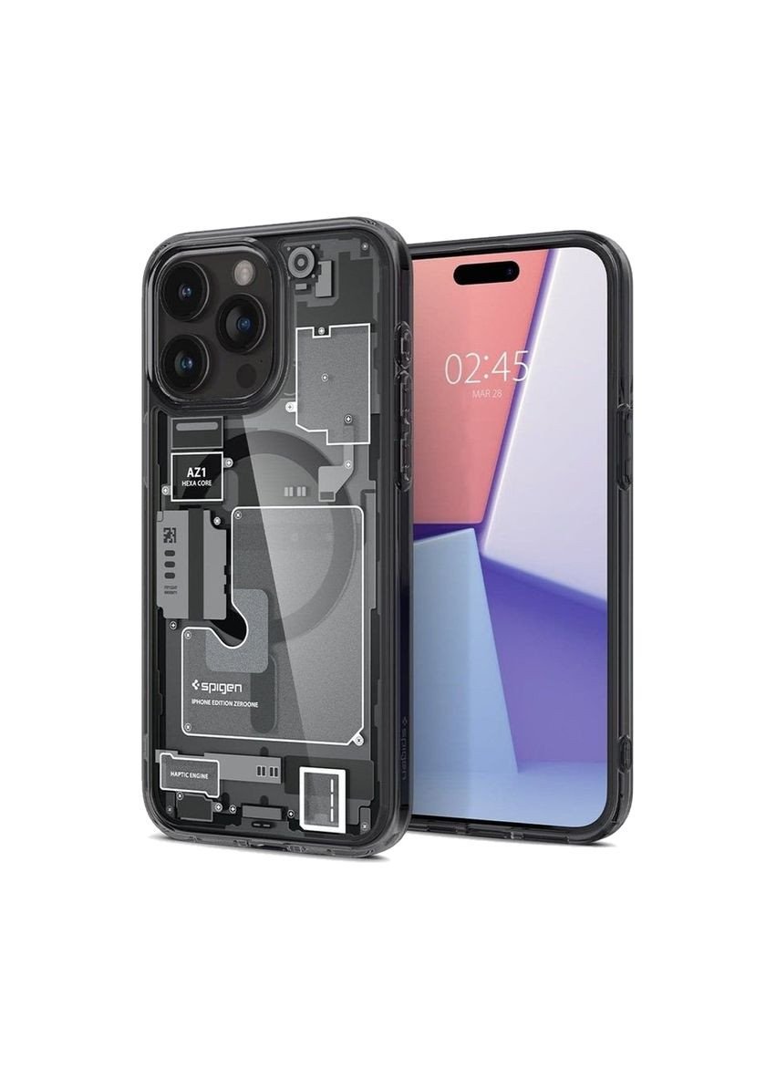 Чехол Ultra Hybrid MagSafe для iPhone 15 Pro Max Zero One (ACS06582) Spigen (301510778)