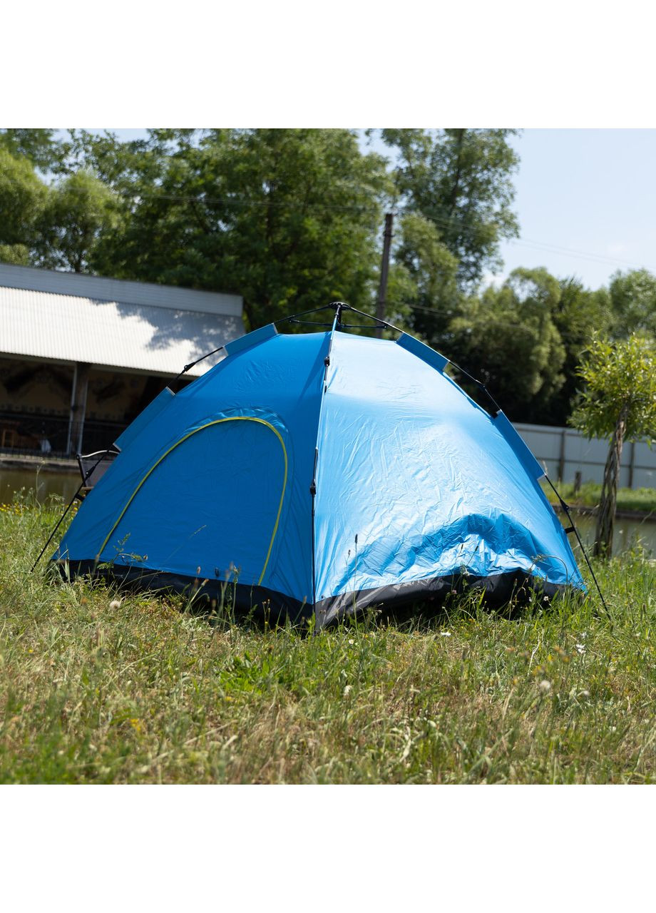 Намет кемпінговий автоматичний 2 на 2 метри для риболовлі та походу туристична блакитна ProDobro (364190575)