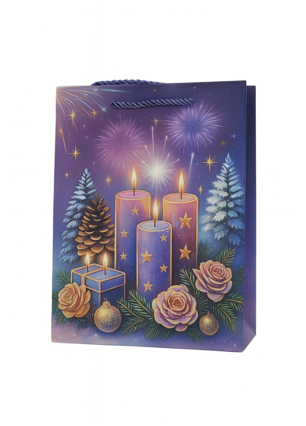 Пакет новорічний паперовий L "Merry Christmas" 31* Home (359377988)