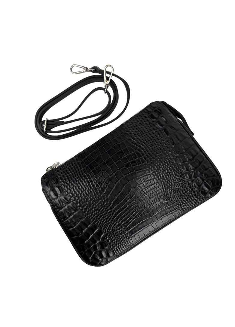 Каркасная женская сумочка с теснением под репитилию Italy RoyalBag F-IT-9871 (305741694)