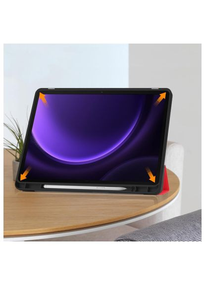 Чохол до планшета Flexible TPU Mate Samsung Tab S9 (SM-X710/SM-X716)/S9 FE (SM-X510/SM-X516B) 11.0" Red (712531) BeCover Flexible TPU Mate Samsung Tab S9 (SM-X710/SM-X716) (366503020)