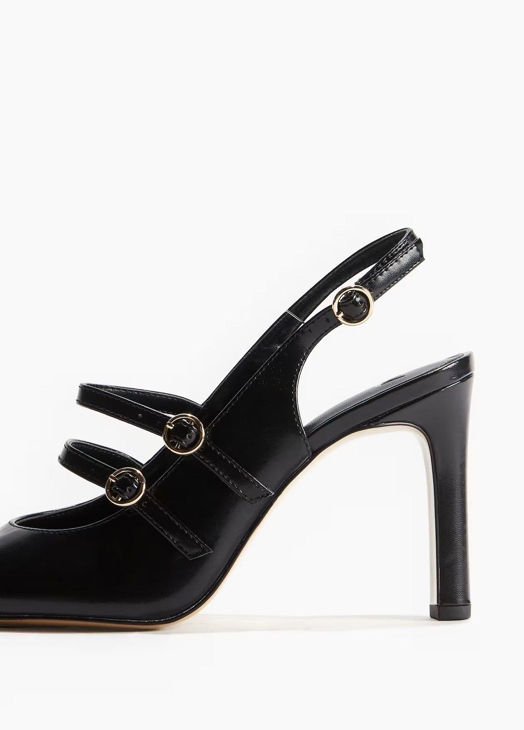 H&M Туфли черный з искусственная кожа, швеция — демисезон (314120076)