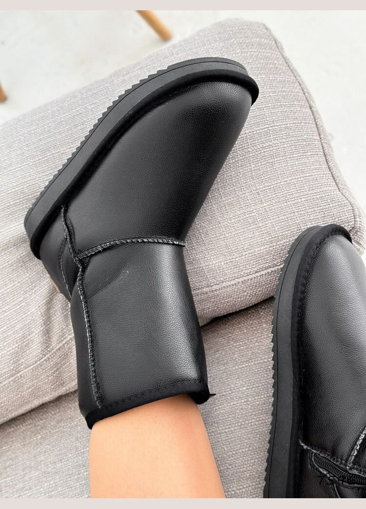 Кожаные угги с замком, зимние сапожки, зимние сапоги ITTS (302388757)