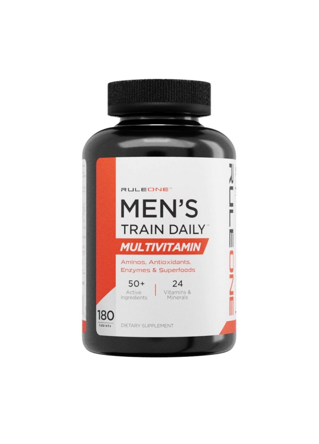 Вітаміни та мінерали Men's Train Daily, 180 таблеток Rule One (293478514)