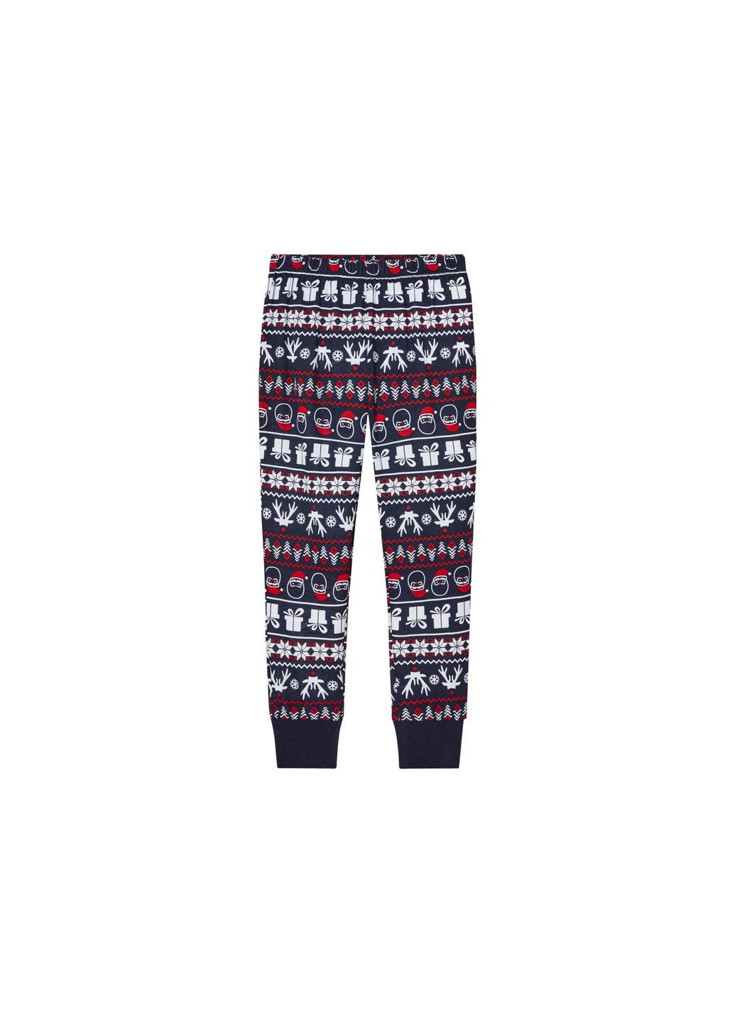 Темно-синя піжама (лонгслів і штани) для дівчинки lidl 457214 темно-синій Lupilu