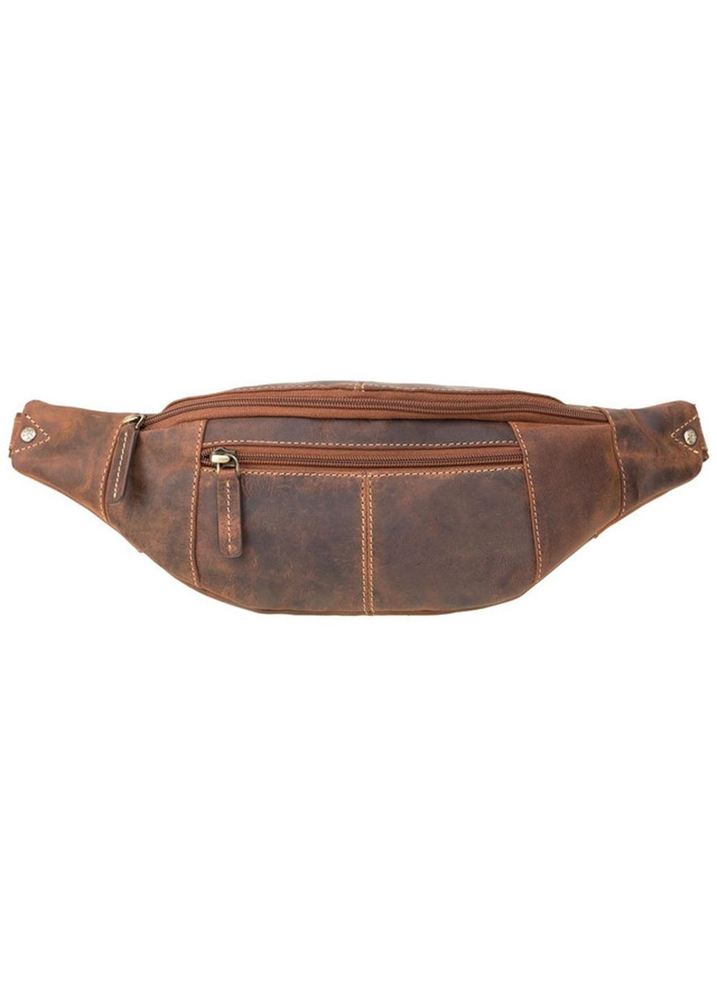 Сумка на пояс мужская кожаная спортивная через плечо Коричневый 35030 Visconti (335007987)