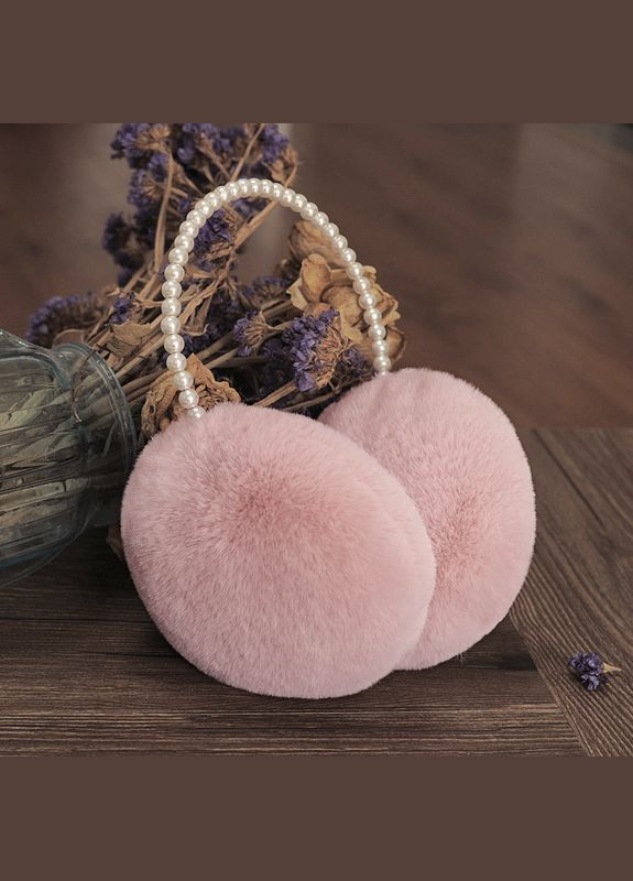 Яскраві теплі навушники з перлинами One Size (13-32) No Brand (311222841)