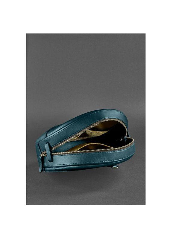 Сумка рюкзак женский кожаный Maxi зеленая BlankNote (301871652)