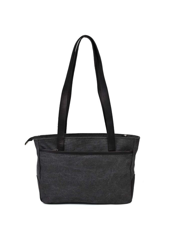 Женская сумка тоут из конвас и кожи RAg3930-3md с передними карманами TARWA (304533779)