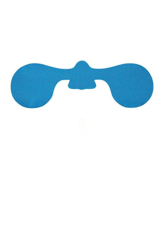 Набір 3шт Кінезіологічна Стрічка для Обличчя M194 з Бавовни та Спандекса для Занять Спортом Синя (5024478) ToeLab (315137332)