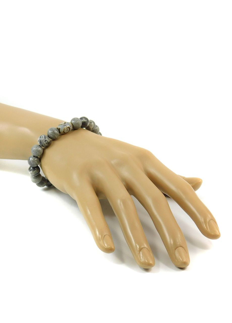 Браслет "3 ока" Яшма, Агат 18 Fursa fashion (322568521)