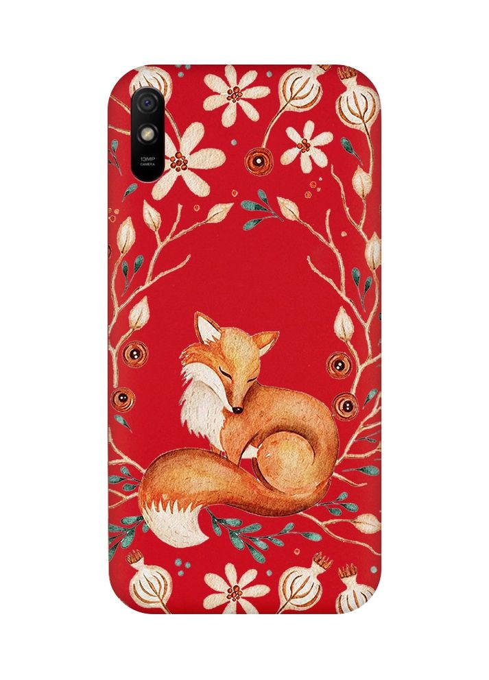 Матовый чехол на Xiaomi Redmi 9A Лисичка (принт 420) Creative (368775150)