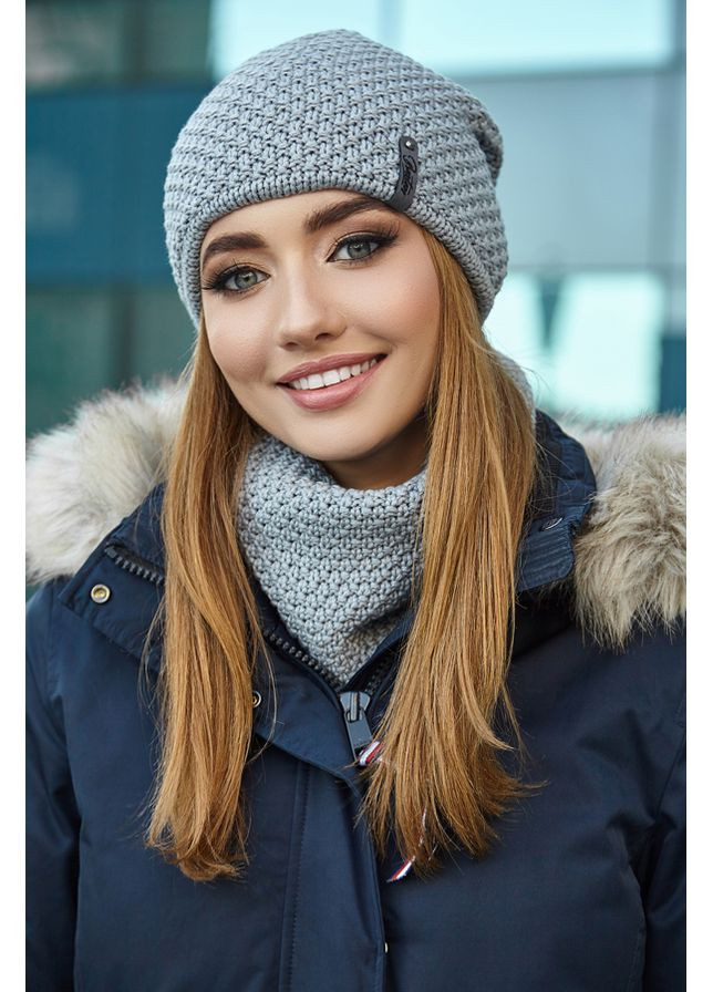 Женский комплект Осирия, шапка-колпак и шарф-хомут Braxton (360506752)