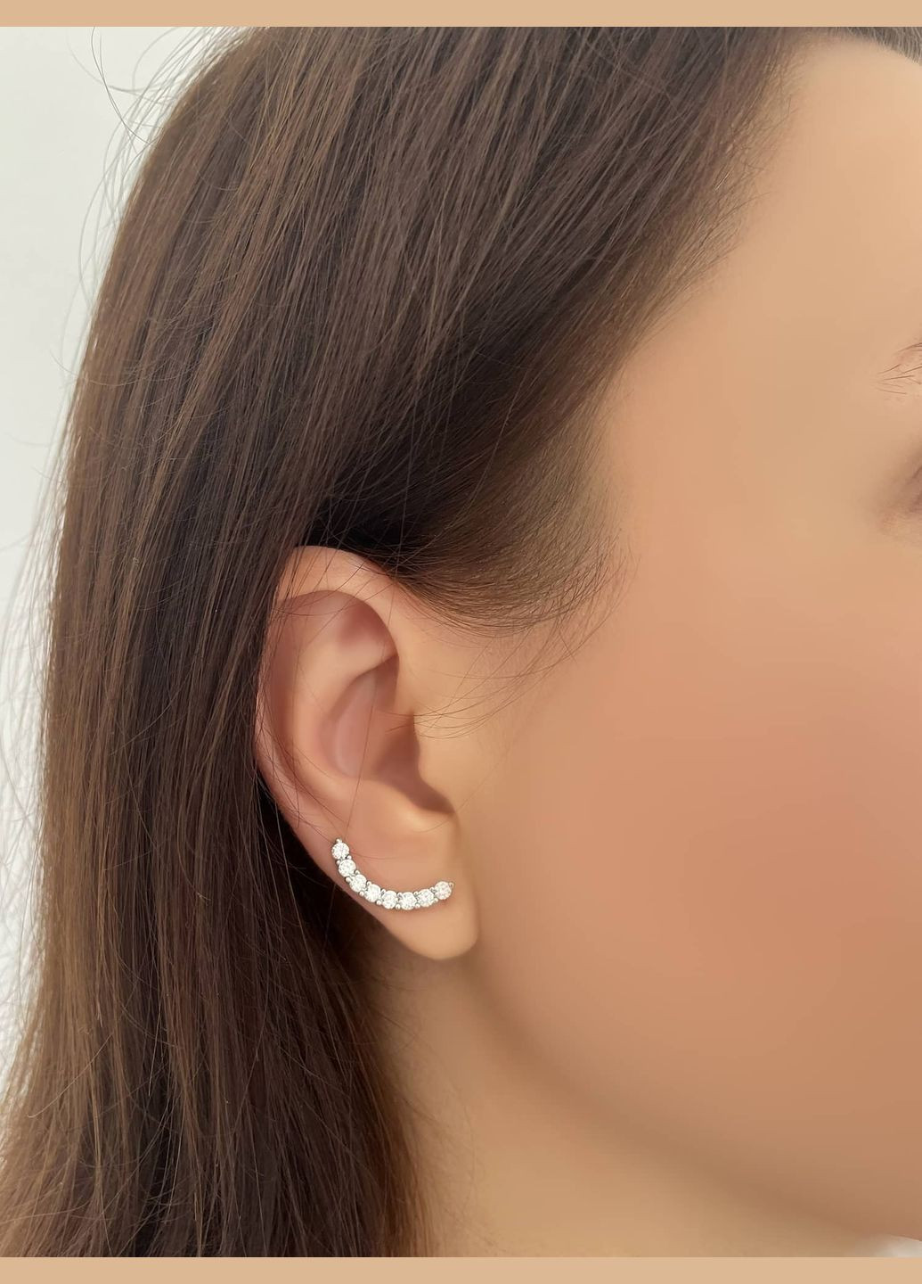 Срібні сережки - кафи (40022) IRIJ (331016879)