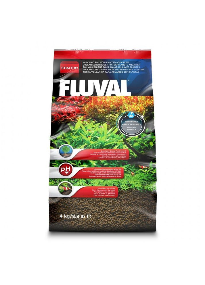 Субстрат Plant and Shrimp Stratum для аквариума, 4 кг Fluval (367582394)