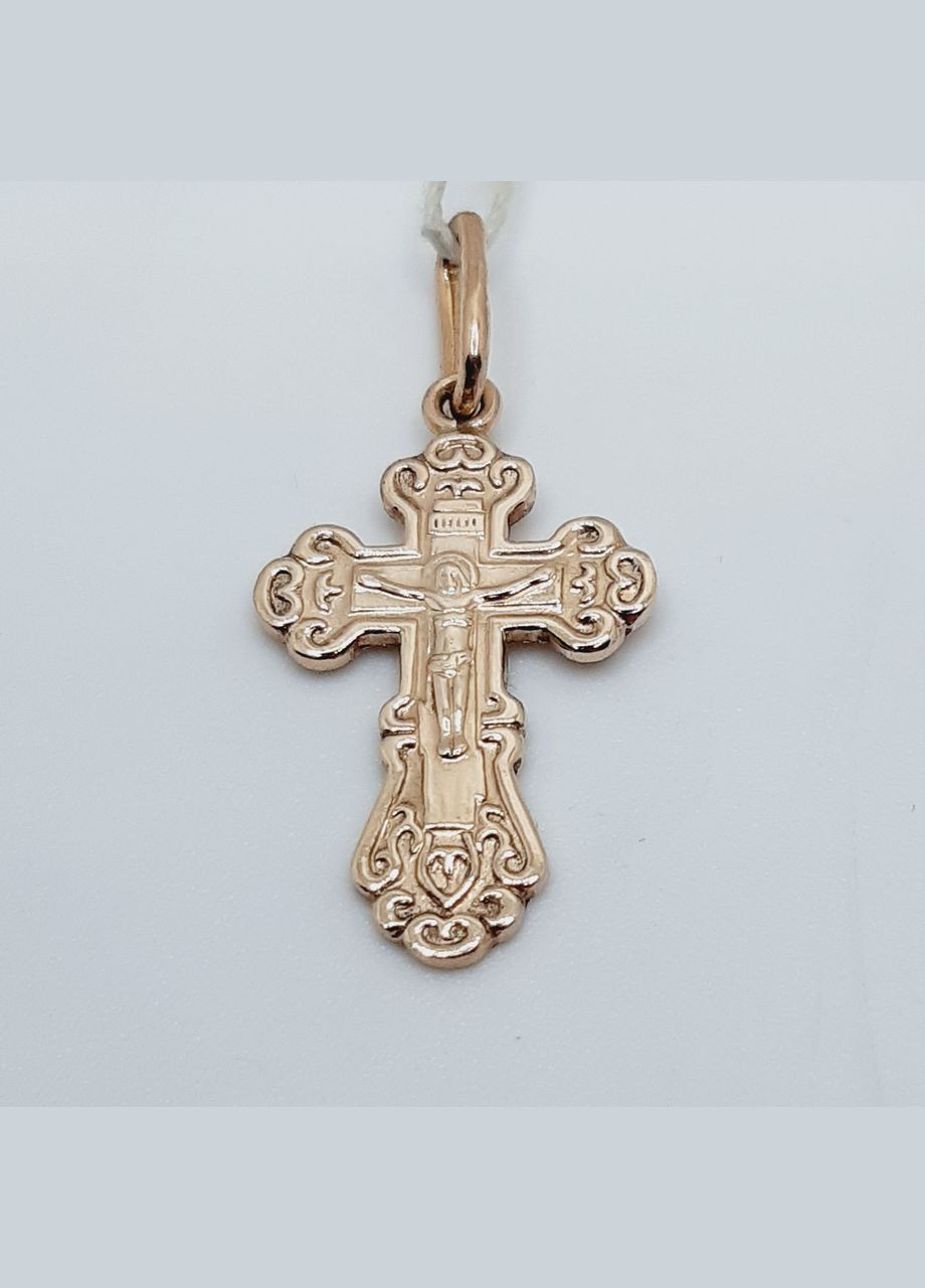 Хрестик золото 585° 1,39г. () Київський ювелірний завод 8048010 (305583118)