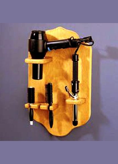 Органайзер для фенів і розчісок з дерева Гавзен каррі (РФО-003103) No Brand (328293772)