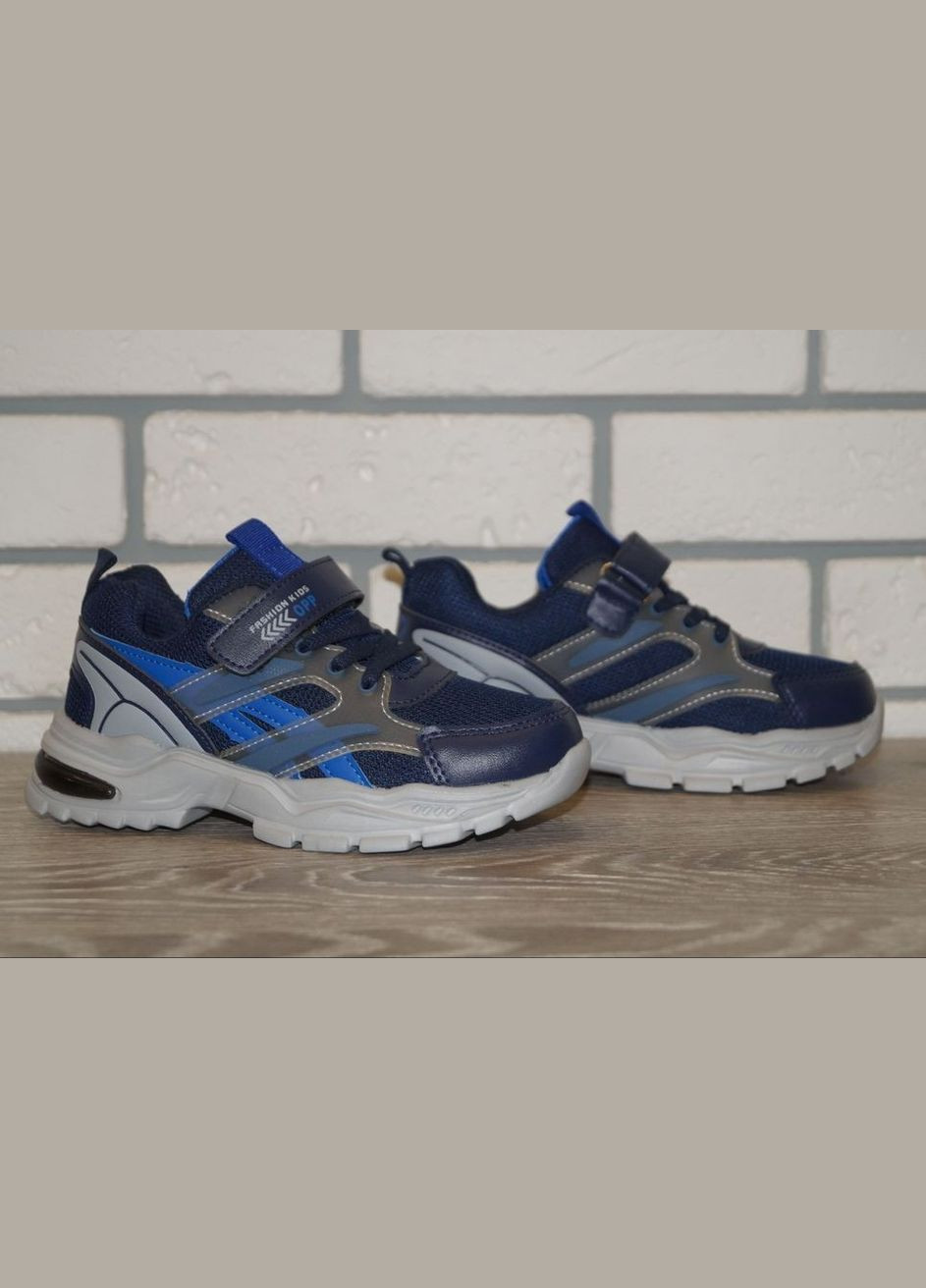 Синие демисезонные кроссовки для мальчика синие BBT