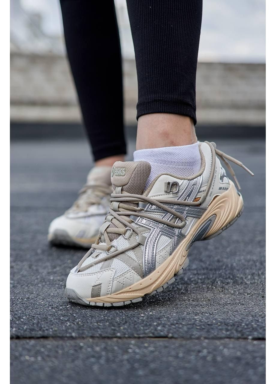 Бежевые демисезонные кроссовки мужские asics gel kahana tr v2 cream pure silver асикс гель кахано 8 No Brand