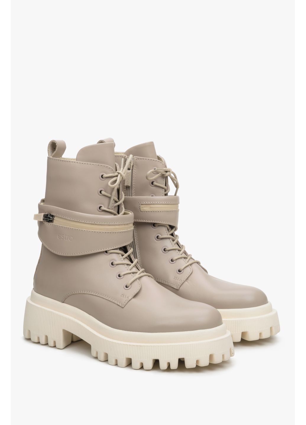 Черевики, колір бежевий Estro (350920240)