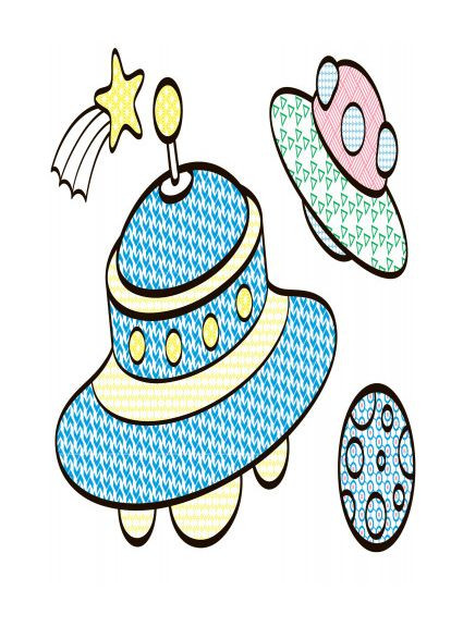 Дитяча водна розмальовка: Літаки, космос 734014, 8 сторінок Ranok Creative (318693539)