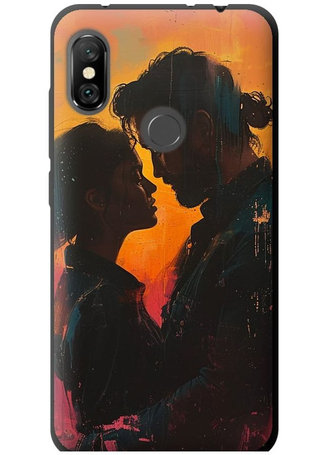 TPU черный чехол 'Любовь на полотне' для Endorphone Xiaomi Redmi Note 6 Pro (286763891)