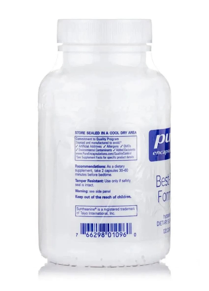 Добавка для покращення сну (Best-Rest Formula) 120 капсул Pure Encapsulations (370188640)