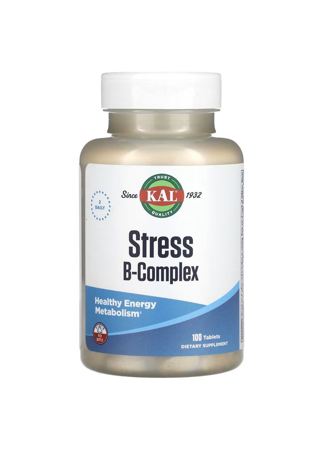 Комплекс витаминов группы B против стресса Stress B Complex - 100 таб KAL (292395876)
