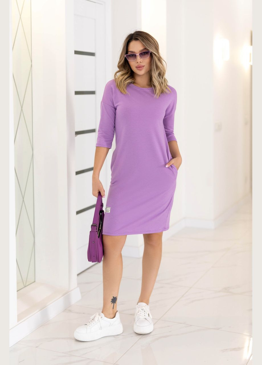 Лавандовое женское платье Fashion Girl