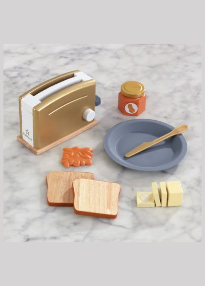 Игровой набор Детский тостер Modern Metallics (53536) KidKraft дитячий тостер modern metallics (282718443)