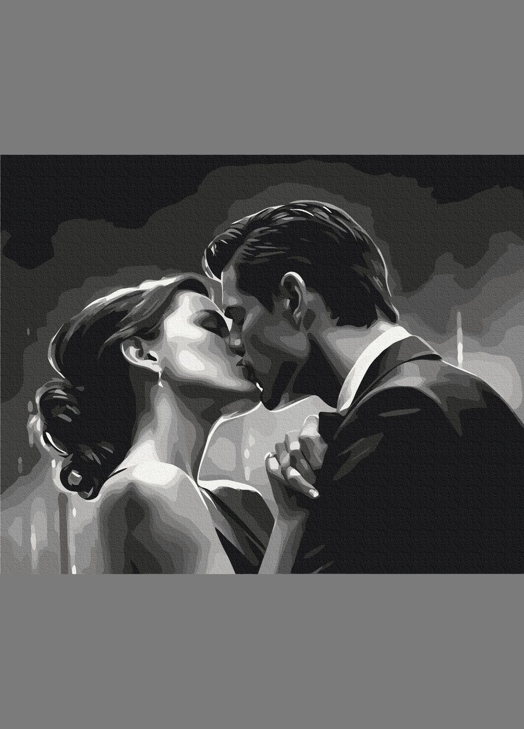 Картина за номерами на підрамнику Романтичний нуар Brushme (317259122)