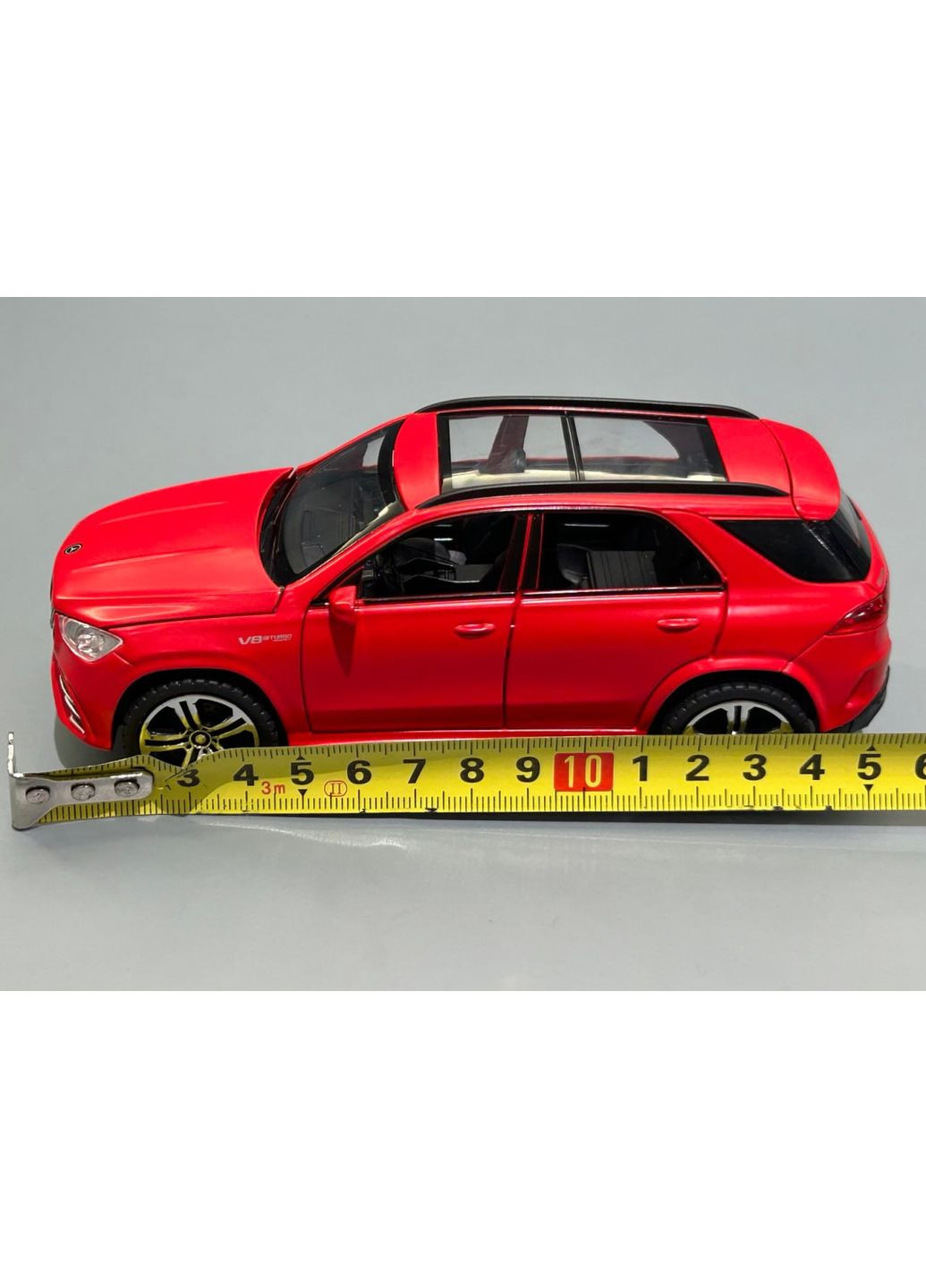 Машинка Автосвіт Mercedes GLE 1:32 відчиняються двері капот багажник звук підсвічування Червона (AP-1809) No Brand (366969789)