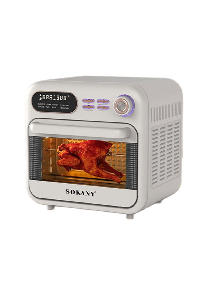 Духовка электрическая настольная SK-10003 объемом 18 литров с таймером, белый. Sokany (365874069)