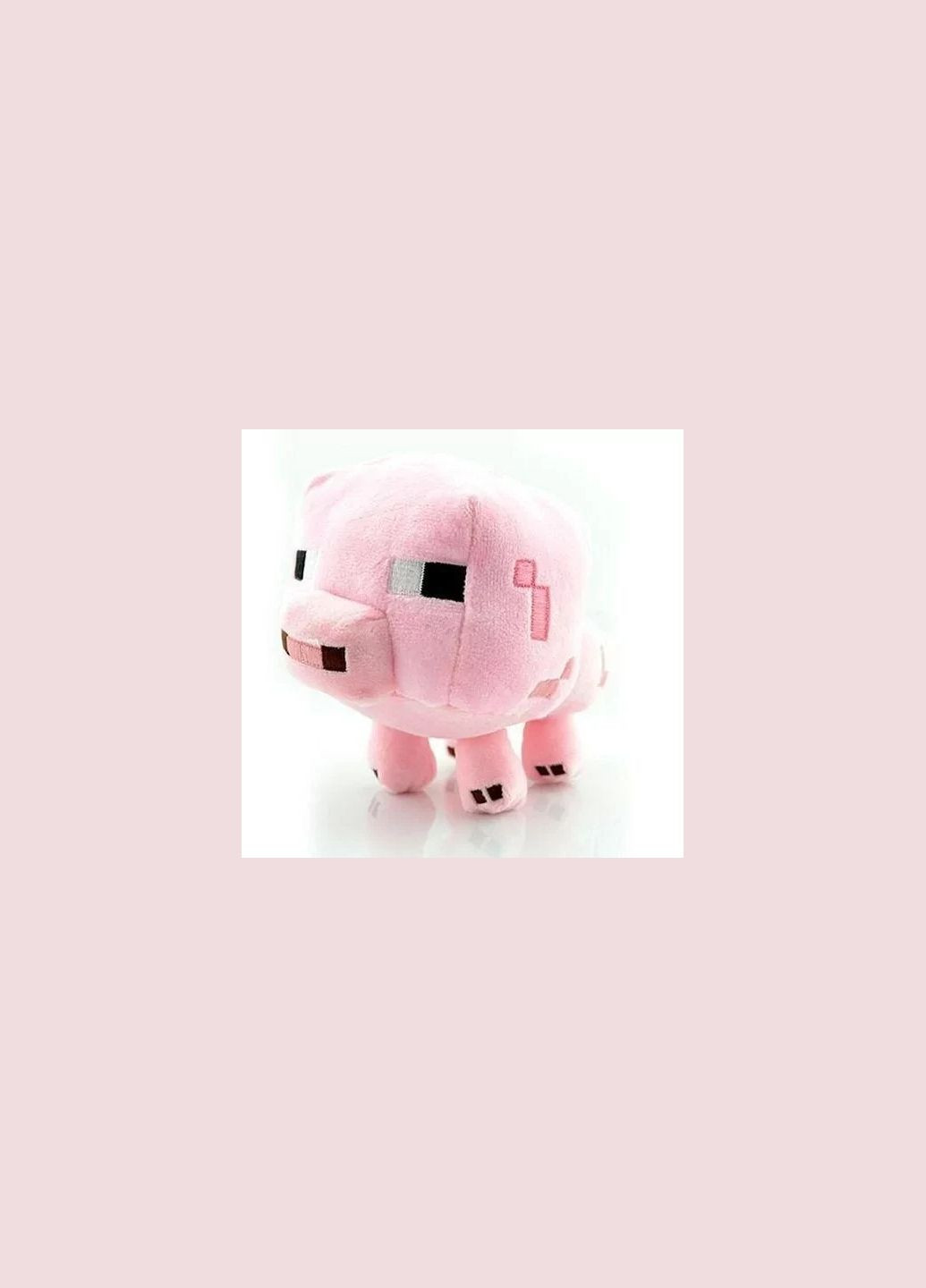 Мягкая игрушка Minecraft Свинья Pig 18 см No Brand (282703970)