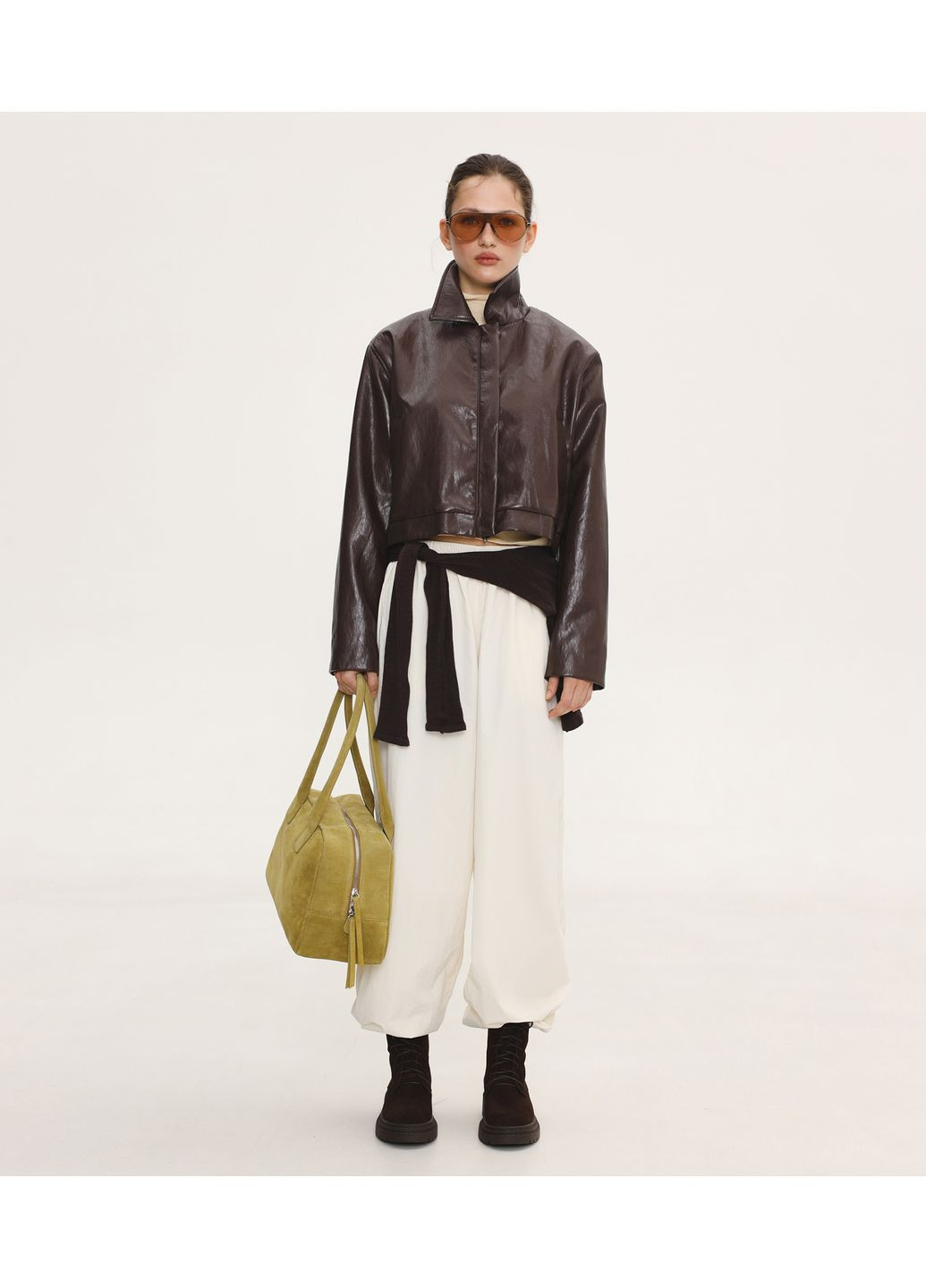 Жакет укорочений на блискавці 792-1 Papaya (360956958)