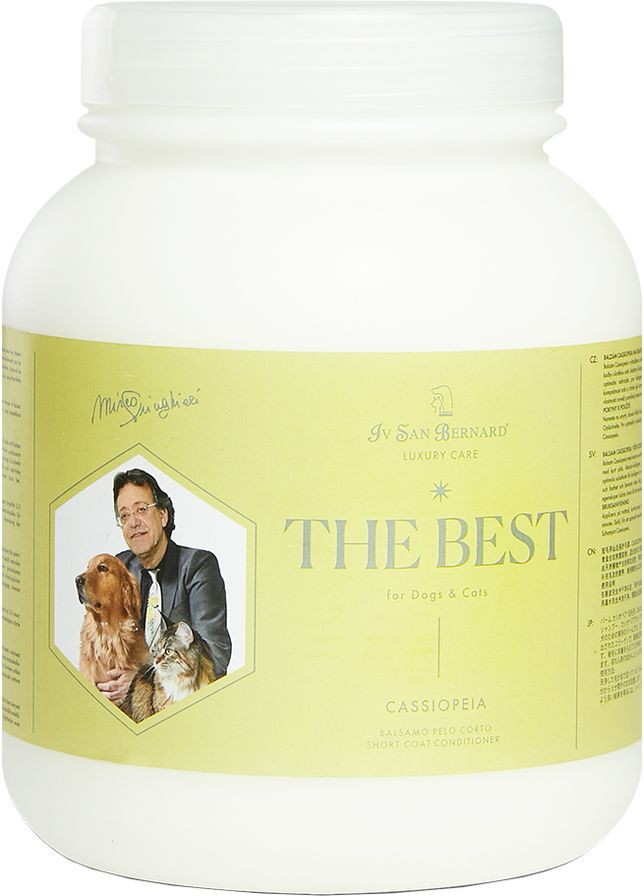 Кондиционер CASSIOPEIA Short для короткой шерсти с экстрактом акации 2450 мл (8022767055323) Iv San Bernard (364749327)